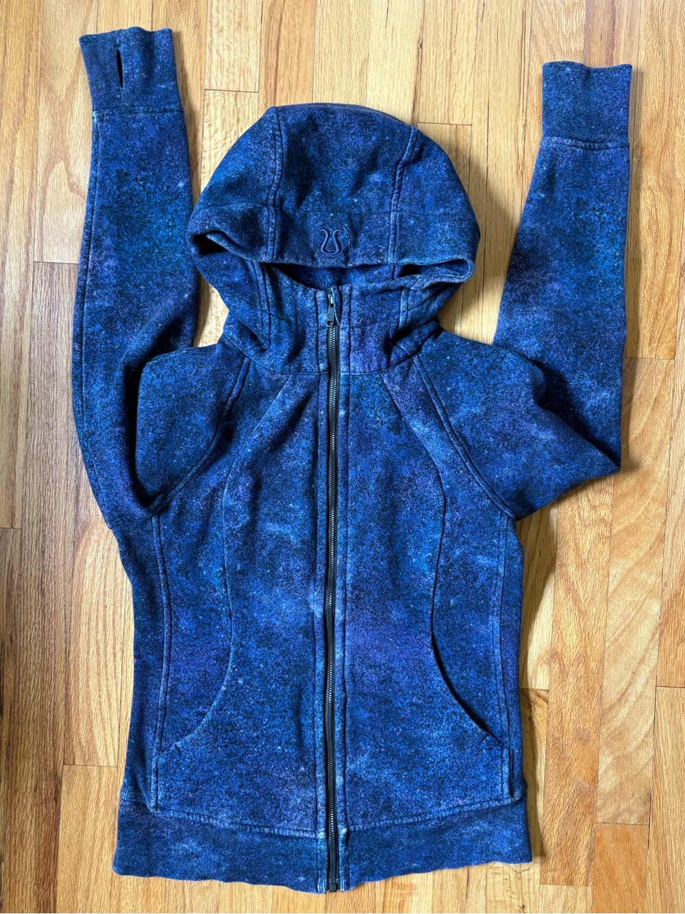 lululemon athletica Galaxy Scuba Hoodie purple blue size 6